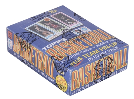 1980/81 Topps Basketball Unopened Wax Box (36 Packs) – BBCE Certified